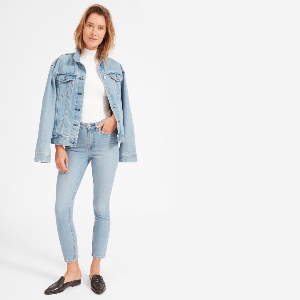 EVERLANE Skinny Ankle Jean Light Wash Size 26